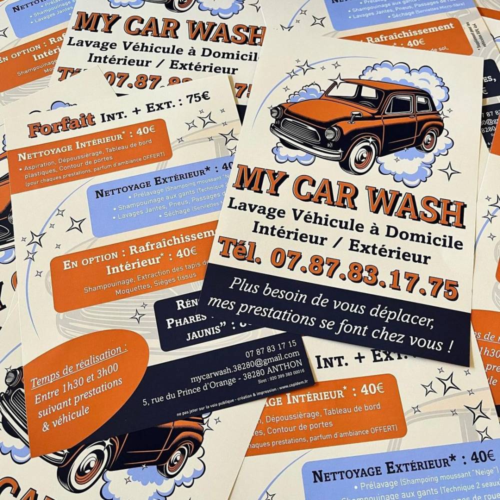 Flyer My car wash
